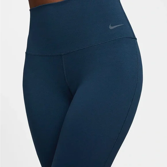 NWT Nike Yoga Dri-FIT Luxe High-Waisted Flared Leggings Armory Navy XL - Picture 4 of 8
